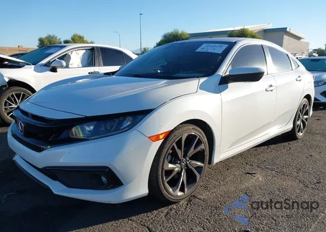 2020 Honda Civic Sport z USA, uszkodzony, nr VIN 2HGFC2F81LH586543